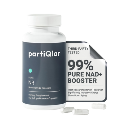 partiQlar NR Supplement Nicotinamide Riboside NAD+ Booster - 60 Capsules